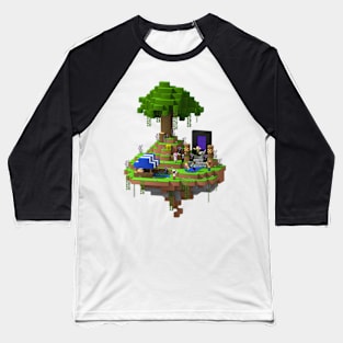 MINECRAFT SKYWARS Baseball T-Shirt